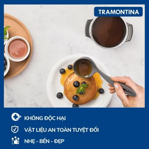 Muôi Múc Canh Nhỏ Tramontina 20cm - Nhựa PA Chịu Nhiệt Cao Cấp An Toàn, Nhập Khẩu Brazil - Dụng Cụ Nấu Ăn Tiện Dụng