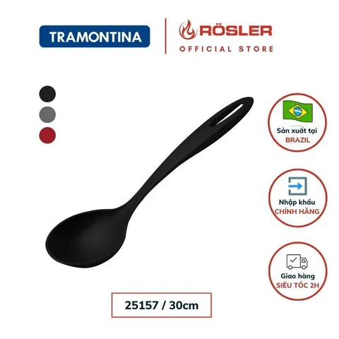 Muôi Múc Canh Lớn Tramontina 30cm - Nhựa PA An Toàn, Chịu Nhiệt 180°C, Dụng Cụ Nhà Bếp Chất Lượng Nhập Khẩu Brazil