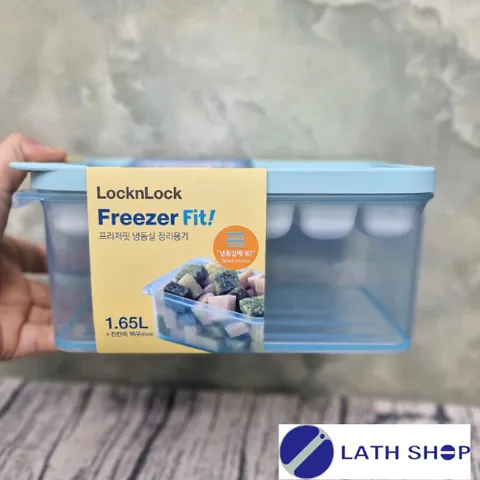 Hộp Bảo Quản Thực Phẩm LocknLock HFL104D18 1.65L Kèm Khay Đá 18 Viên - Thiết Kế Tiện Lợi Từ Hàn Quốc, An Toàn Với Thực Phẩm