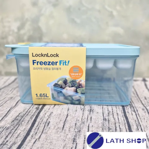 Hộp Bảo Quản Thực Phẩm LocknLock HFL104D18 1.65L Kèm Khay Đá 18 Viên - Thiết Kế Tiện Lợi Từ Hàn Quốc, An Toàn Với Thực Phẩm