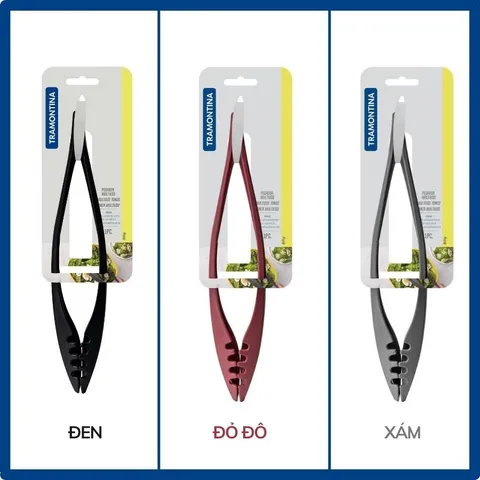 Kẹp Thịt Đa Năng Tramontina 30cm - Gắp Đồ Ăn An Toàn, Nhựa PA Chịu Nhiệt, Sản Xuất Tại Brazil