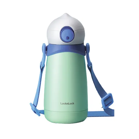 Bình Giữ Nhiệt Trẻ Em LocknLock LHC4238 Có Ống Hút Kèm Cọ Rửa Ống Hút- 340ml