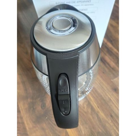 Ấm Siêu Tốc Thủy Tinh LocknLock EJK418SLV 1.8L - Đun Nước Nhanh 1850W Có Đèn LED Sáng - Bảo Hành Chính Hãng