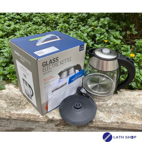 Ấm Siêu Tốc Thủy Tinh LocknLock EJK418SLV 1.8L - Đun Nước Nhanh 1850W Có Đèn LED Sáng - Bảo Hành Chính Hãng