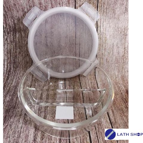 Hộp Thủy Tinh Chịu Nhiệt 2 Ngăn LocknLock LLG861D 900ml - Đựng Thực Phẩm An Toàn Trong Lò Vi Sóng, Quà Tặng Ý Nghĩa
