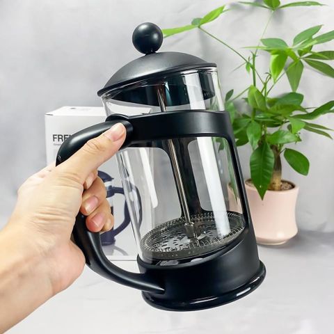 Bình Pha Trà Cafe French Press Lock&Lock 800ml LLG018 - Chất Liệu Nhựa/Thủy Tinh Cao Cấp, Dụng Cụ Pha Trà Chuyên Nghiệp
