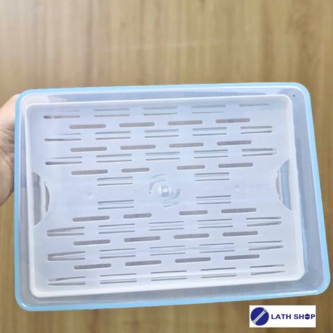 Hộp Bảo Quản Thực Phẩm LocknLock HFL106DR 3.5L Có Khay - Trữ Đông An Toàn, Chống BPA, Sản Xuất Tại Hàn Quốc