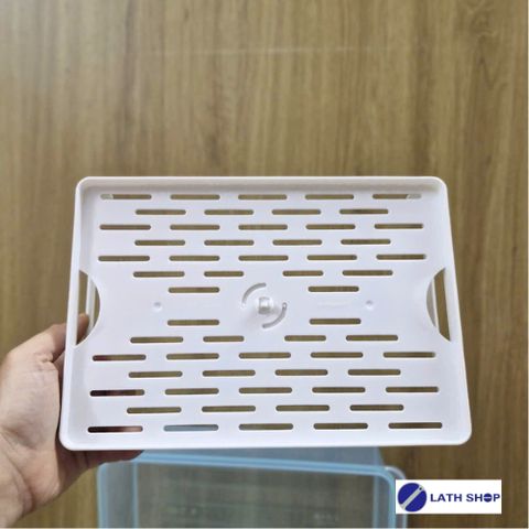 Hộp Bảo Quản Thực Phẩm LocknLock HFL106DR 3.5L Có Khay - Trữ Đông An Toàn, Chống BPA, Sản Xuất Tại Hàn Quốc