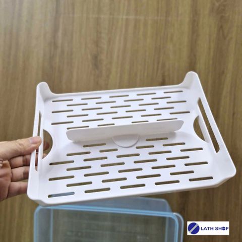 Hộp Bảo Quản Thực Phẩm LocknLock HFL106DR 3.5L Có Khay - Trữ Đông An Toàn, Chống BPA, Sản Xuất Tại Hàn Quốc
