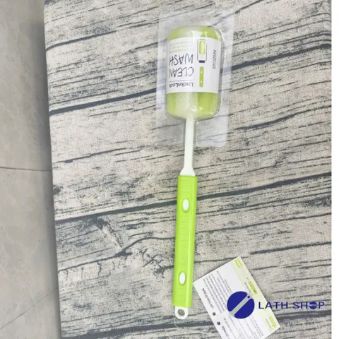 Cọ Rửa Bình LocknLock Có Tay Cầm Kéo Dài ETM113 - Dụng Cụ Vệ Sinh Chai Nhựa và Thủy Tinh An Toàn, Đầu Bọt Biển Mềm Mại