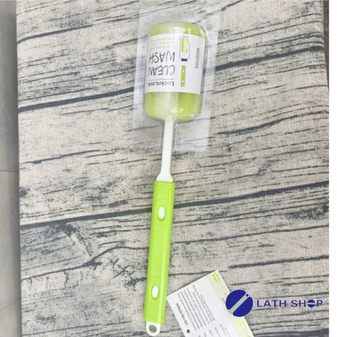 Cọ Rửa Bình LocknLock Có Tay Cầm Kéo Dài ETM113 - Dụng Cụ Vệ Sinh Chai Nhựa và Thủy Tinh An Toàn, Đầu Bọt Biển Mềm Mại