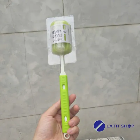 Cọ Rửa Bình LocknLock Có Tay Cầm Kéo Dài ETM113 - Dụng Cụ Vệ Sinh Chai Nhựa và Thủy Tinh An Toàn, Đầu Bọt Biển Mềm Mại