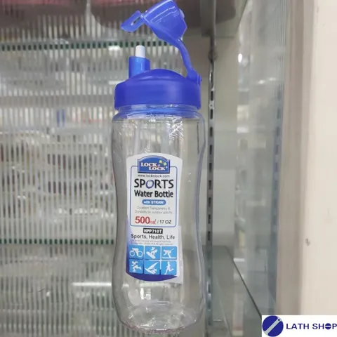 Bình Nước Nhựa Thể Thao LocknLock HPP710T 500ml - Bình Uống Có Ống Hút Tiện Lợi, An Toàn, Phù Hợp Cho Du Lịch và Học Tập