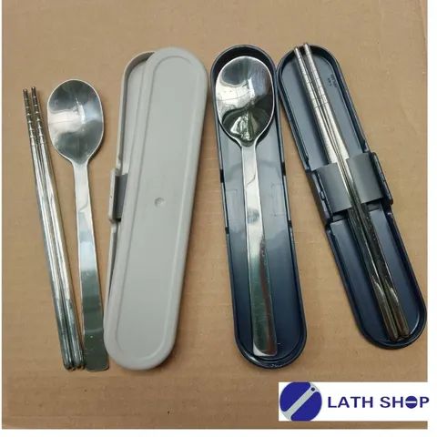Bộ Muỗng Đũa LocknLock Thép Không Gỉ Cao Cấp Kèm Hộp Đựng - Thiết Kế Sang Trọng, Phù Hợp Văn Phòng, Dã Ngoại