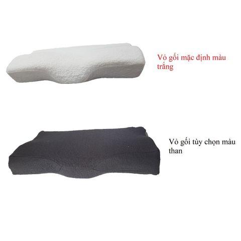 Vỏ Gối Lock&Lock HLW111 - Thay Thế Đệm Ngủ Memory Foam, Chất Liệu Mềm Mại, Dễ Dàng Giặt Rửa - Màu Xám Đậm