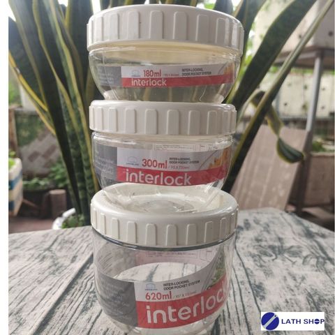 Hộp Đựng Thực Phẩm LocknLock Interlock 500ml INL301 - Nhựa PET Chịu Nhiệt, Thiết Kế Thông Minh, An Toàn Cho Sức Khỏe