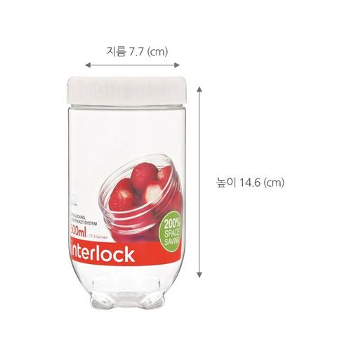 Hộp Bảo Quản Lock&Lock Interlock INL203W 500Ml - Nhựa PET An Toàn, Chịu Nhiệt, Thiết Kế Sang Trọng, Lưu Trữ Thực Phẩm Tươi Ngon