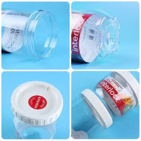 Hộp Bảo Quản Lock&Lock Interlock INL203W 500Ml - Nhựa PET An Toàn, Chịu Nhiệt, Thiết Kế Sang Trọng, Lưu Trữ Thực Phẩm Tươi Ngon