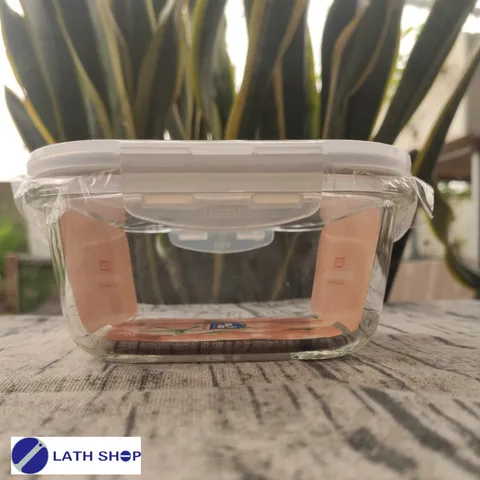 Bộ 3 Thố Hộp Thủy Tinh Hình Vuông Kín Hơi Lock&Lock LLG214 Dung Tích 500ml 1 Hộp