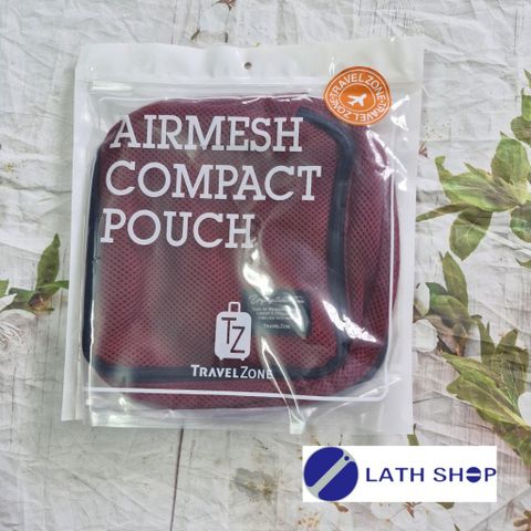 Túi Lưới Đựng Đồ Du Lịch LocknLock Travel Zone Size S 22x19x9cm 2 Ngăn Màu Đỏ Mận - Phụ Kiện Du Lịch Tiện Dụng, Sang Trọng