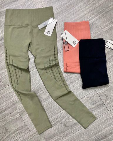 Quần Legging Thể Thao Nữ Cạp Cao Nâng Mông - Vải Dày Dặn Tập Gym, Yoga & Aerobic - Thoáng Khí & Co Giãn Tốt
