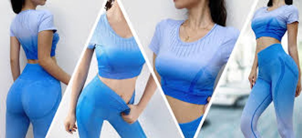 Bộ Đồ Tập Yoga Nữ Co Giãn Bó Sát - Thể Dục Thể Hình Đẳng Cấp, Tặng Kèm Mút Nâng Ngực - Thoải Mái, Thời Trang