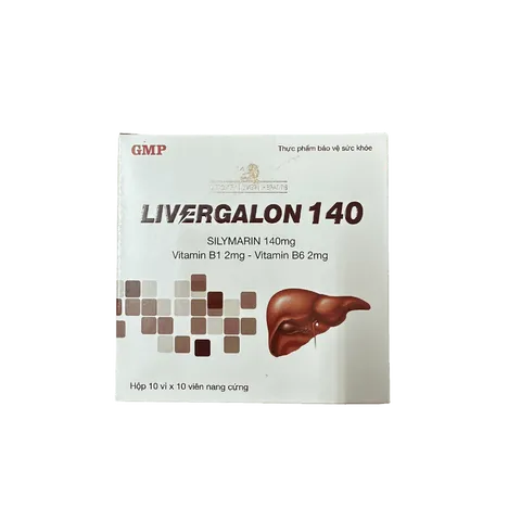 Viên Uống Livergalon 140 - Hỗ Trợ Giải Độc Gan, Tăng Cường Chức Năng Gan, Bảo Vệ Gan Hiệu Quả - 100 Viên Mediphar USA