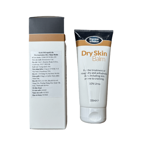 Kem Dưỡng Ẩm Dermatonics Dry Skin Balm 200ml - Giải Pháp Hoàn Hảo Cho Da Khô Và Nứt Nẻ, Bổ Sung Urea Và Glycerin