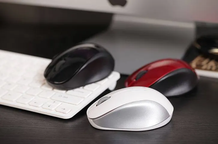 Chuột Không Dây Born C113 - Chuột Ergonomic Nhỏ Gọn Tương Thích Laptop, PC, Smart TV - Kết Nối Không Dây 10m, Độ Phân Giải 1600dpi