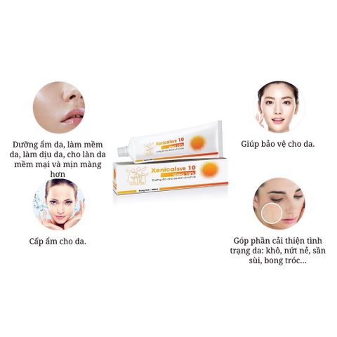 Kem Dưỡng Ẩm Xenicalsvr 10 - Giúp Da Khô và Vảy Nến, Cấp Ẩm 24h, Làm Dịu và Mềm Da - 200ml Việt Nam
