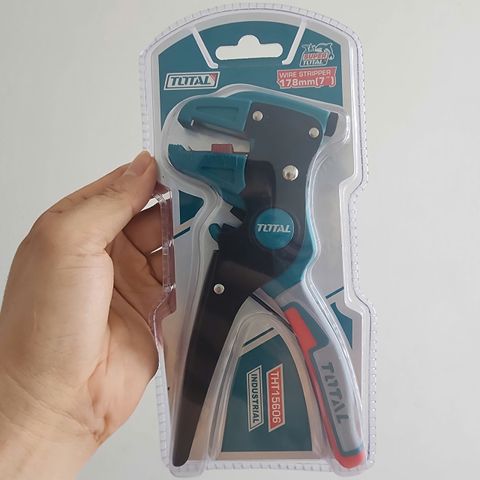 Kìm Tuốt Dây Điện Mỏ Quạ Total THT15606 - 7 Inch Đa Năng, Thiết Kế Tiện Dụng, Tay Cầm Chống Điện, Chất Liệu Bền Bỉ