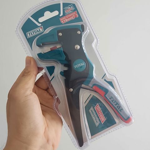 Kìm Tuốt Dây Điện Mỏ Quạ Total THT15606 - 7 Inch Đa Năng, Thiết Kế Tiện Dụng, Tay Cầm Chống Điện, Chất Liệu Bền Bỉ