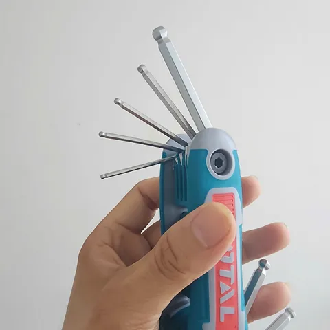 Bộ Lục Giác Xếp Đầu Bi 8 Chi Tiết Total THT1061836 - Dụng Cụ Cầm Tay Chất Lượng Cao Dễ Dàng Sử Dụng Trong Sửa Chữa Ô Tô và Máy Móc