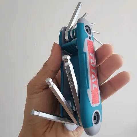 Bộ Lục Giác Xếp Đầu Bi 8 Chi Tiết Total THT1061836 - Dụng Cụ Cầm Tay Chất Lượng Cao Dễ Dàng Sử Dụng Trong Sửa Chữa Ô Tô và Máy Móc