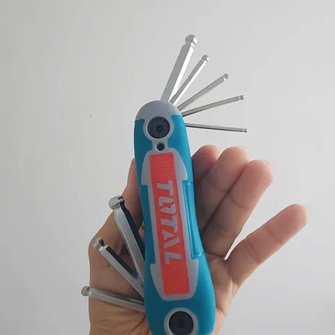 Bộ Lục Giác Xếp Đầu Bi 8 Chi Tiết Total THT1061836 - Dụng Cụ Cầm Tay Chất Lượng Cao Dễ Dàng Sử Dụng Trong Sửa Chữa Ô Tô và Máy Móc