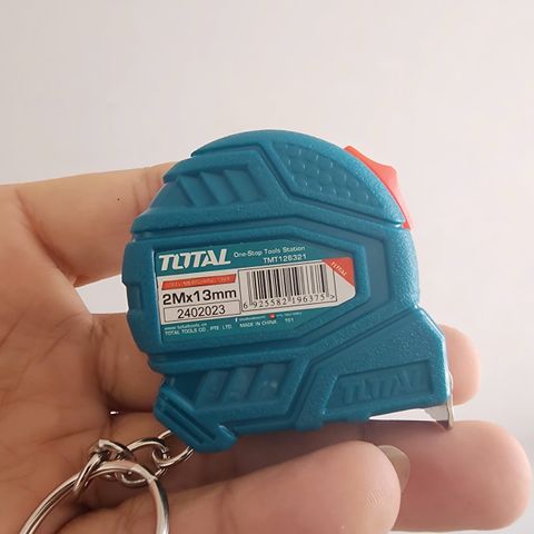 Thước kéo thép nền vàng 2mx13mm total TMT126321