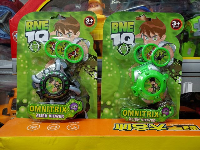 Đồ chơi đồng hồ siêu nhân có đèn soi chiếu hình 0801-1 0801-2 giao ngẫu nhiên Omnitrix Green Viewer cho trẻ từ 3 tuổi trở lên