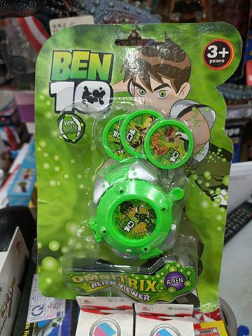Đồ chơi đồng hồ siêu nhân có đèn soi chiếu hình 0801-1 0801-2 giao ngẫu nhiên Omnitrix Green Viewer cho trẻ từ 3 tuổi trở lên