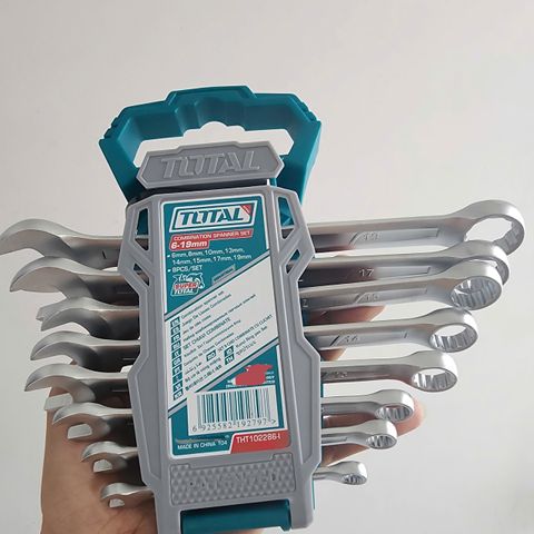 Bộ Cờ Lê Vòng Miệng 8 Chi Tiết 6-19mm Total THT102286-I - Dụng Cụ Cầm Tay Chất Lượng Cao Cho Sửa Chữa Ô Tô Và Cơ Khí
