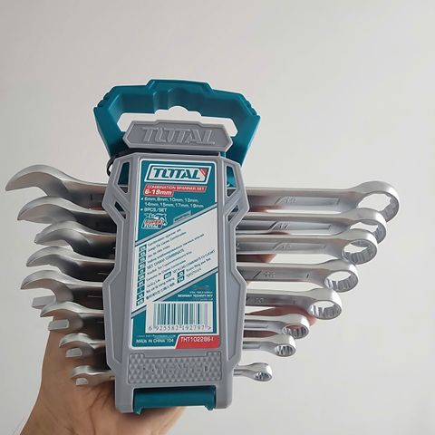 Bộ Cờ Lê Vòng Miệng 8 Chi Tiết 6-19mm Total THT102286-I - Dụng Cụ Cầm Tay Chất Lượng Cao Cho Sửa Chữa Ô Tô Và Cơ Khí