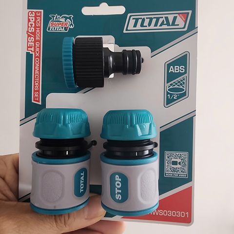 Bộ Khớp Nối 3 Chi Tiết Total THWS030301 cho Máy Xịt Rửa - Chất lượng cao, Kiểm Soát Rò Rỉ Nước, Dụng Cụ Cầm Tay Bền Bỉ