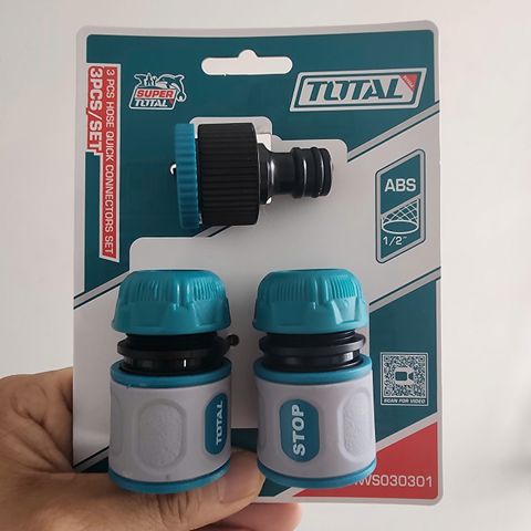 Bộ Khớp Nối 3 Chi Tiết Total THWS030301 cho Máy Xịt Rửa - Chất lượng cao, Kiểm Soát Rò Rỉ Nước, Dụng Cụ Cầm Tay Bền Bỉ