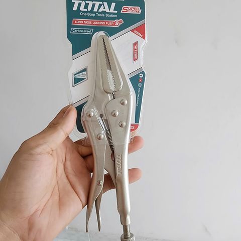 Kìm Bấm Chết Mũi Dài 9 Inch Total THT19902 - Dụng Cụ Cầm Tay Chắc Chắn Cho Thợ Cơ Khí, Hàn, Sửa Chữa