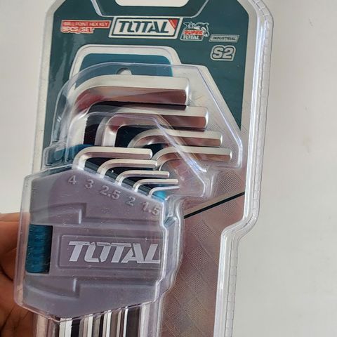 Bộ Lục Giác Đầu Bi Dài 1.5-10mm Total THT106292 - Bộ Công Cụ 9 Chi Tiết Bền Chắc, Tiện Lợi Cho Tháo Lắp Bu Lông