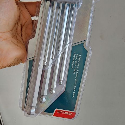 Bộ Lục Giác Đầu Bi Dài 1.5-10mm Total THT106292 - Bộ Công Cụ 9 Chi Tiết Bền Chắc, Tiện Lợi Cho Tháo Lắp Bu Lông