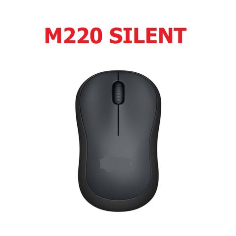 Chuột Không Dây M220 Silent - Kết Nối 2.4 GHz, Giảm Tiếng Ồn 90%, Phạm Vi 10 Mét - Phụ Kiện Máy Tính Giá Rẻ