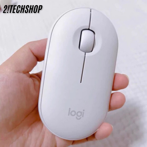 Chuột Không Dây Logitech M350 Pebble Silent - Thiết Kế Hiện Đại, Kết Nối Bluetooth/USB, Yên Tĩnh, Nhỏ Gọn Cho PC/Laptop