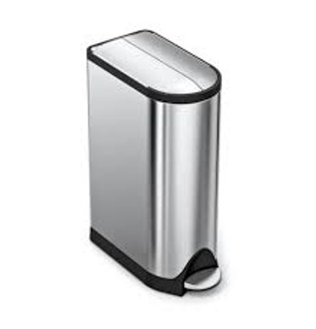 Thùng rác đạp chân mở nắp cánh bướm Simplehuman CW2058 18L inox bền, thiết kế thông minh, yên tĩnh, hoàn hảo cho không gian sống sạch đẹp.