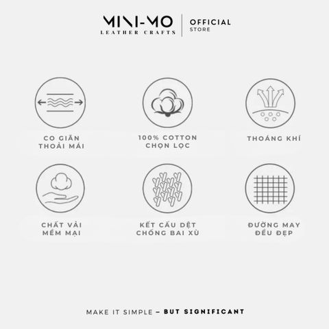 Tất vớ cổ cao trơn Unisex MINI-MO 100% Cotton êm ái dày dặn thoáng khí, ấm áp mùa đông. TVCC-01