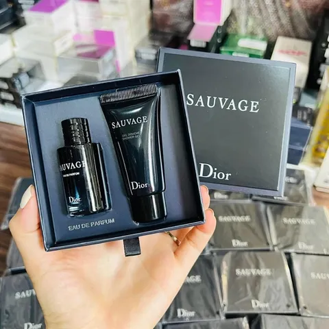 Set Dior Sauvage: Nước Hoa Edp 10ml + Sữa Tắm 20ml